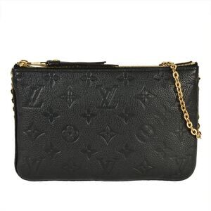 LOUIS VUITTON Black Monogram Shoulder Bag